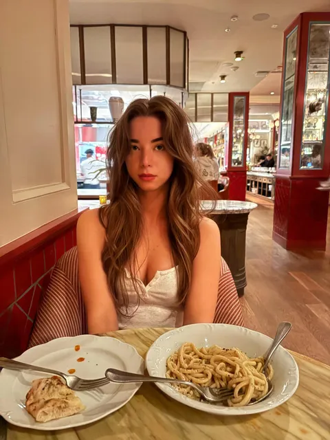 Enjoying some pasta for dinner [F]