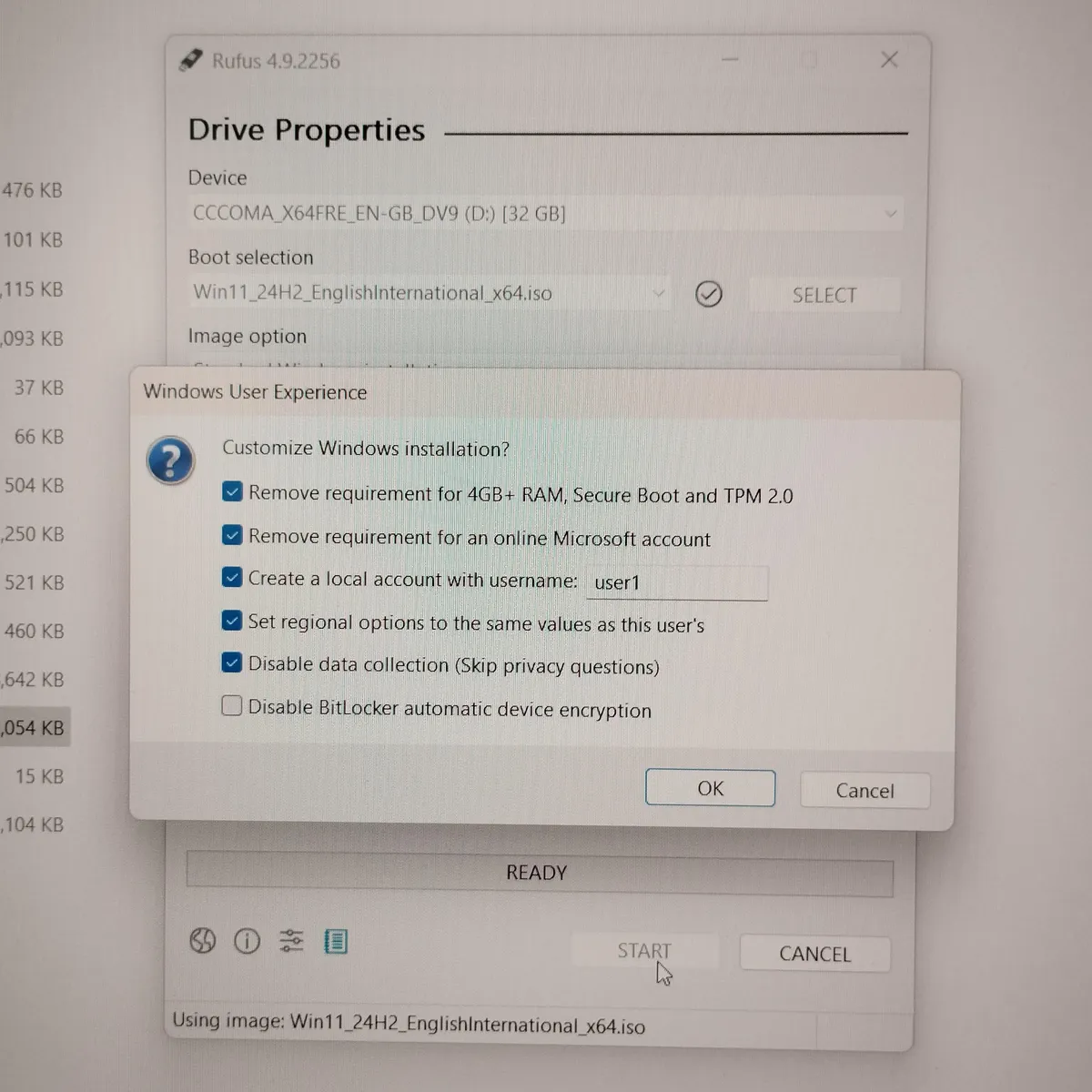 Decided to update my windows 11 iso for installs. Wasn't aware of these options before. No ms account needed