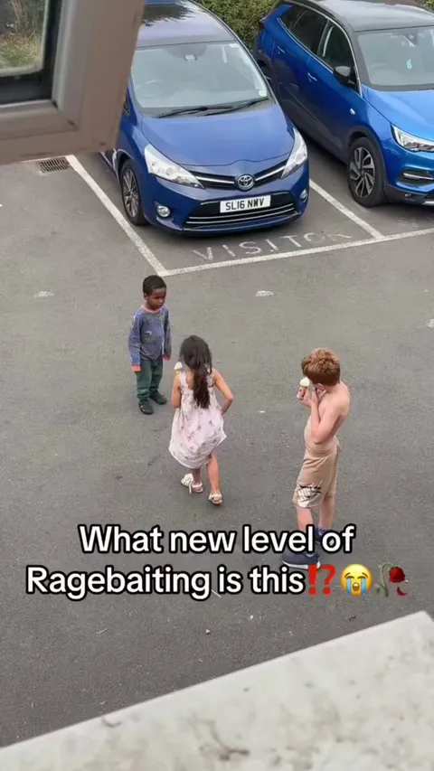 They were flexing their ice cream on him so he got a whole box