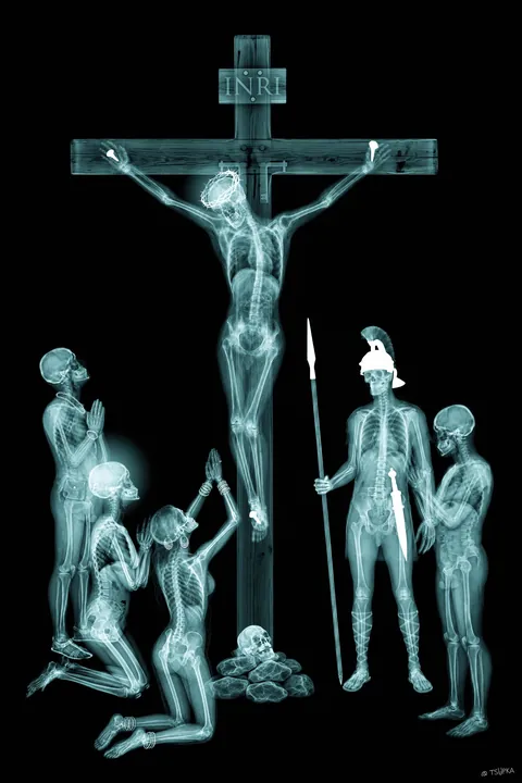 Crucifixion, Ivan Tsupka, Print on Paper, 2026