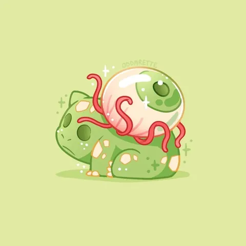 Some horror themed bulbasaurs I designed