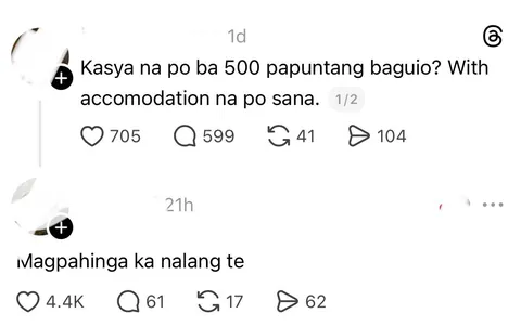 Baguio Tour for 500 pesos