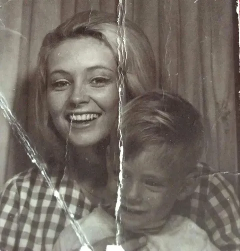 My grandmother and father 55 years ago