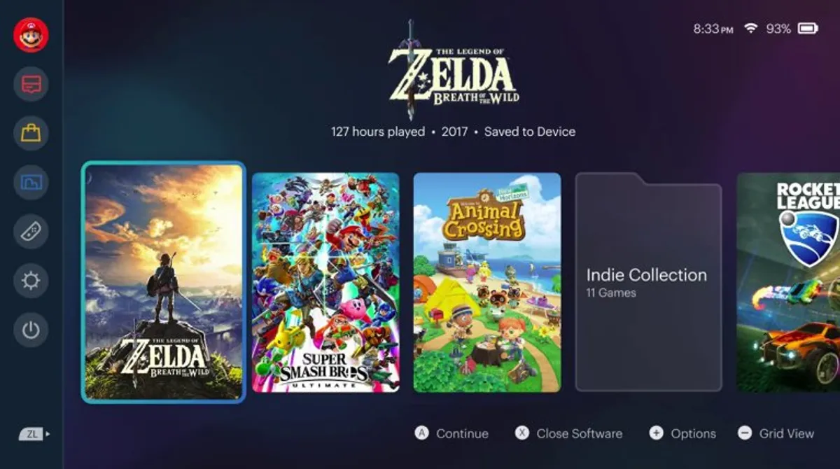 Switch Home Redesign (Fan-Made)