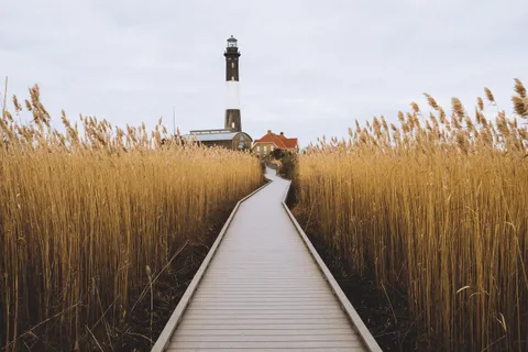 ITAP of a lighthouse on Long Island