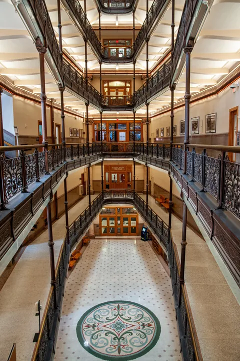 Interior of Milwaukee's City Hall [OC]