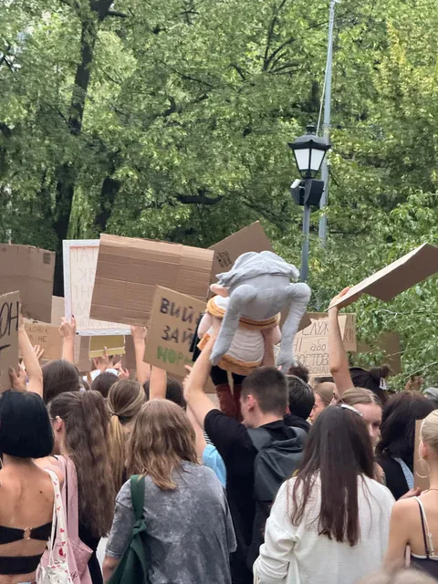 Fourth day of protests in Kyiv, Ukraine
