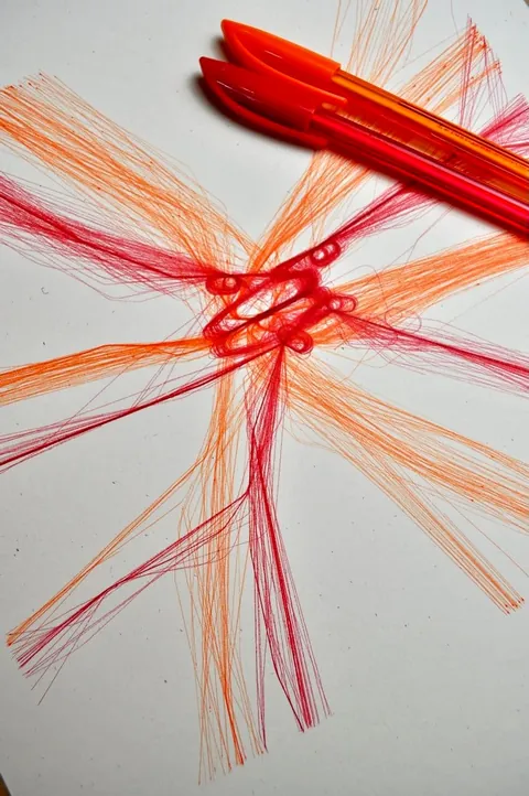 Pen Plotting Air Traffic at Heathrow London Airport