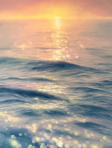 Scattered Gold, Haley Greco, oil on canvas, 2026 [OC]