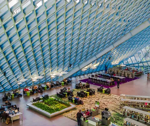 The 3rd Floor of the Seattle Central Library