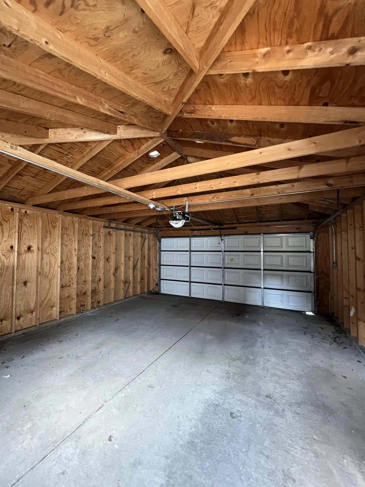 Naked space. Just moved. 1st time garage. 