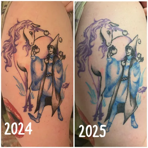 Before and after tattoos