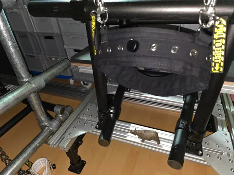 My ANAL Table is based on Eden Sin in Happy Ending. "Rhino" is DIY, adjustable in X, Y and Z directions, well-braced and now equipped with handholds for the Dom. Part 2.