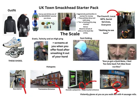 UK Town Smackhead Starter Pack