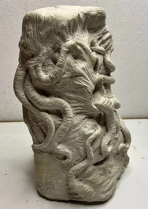 I sculpted Cthulhu.