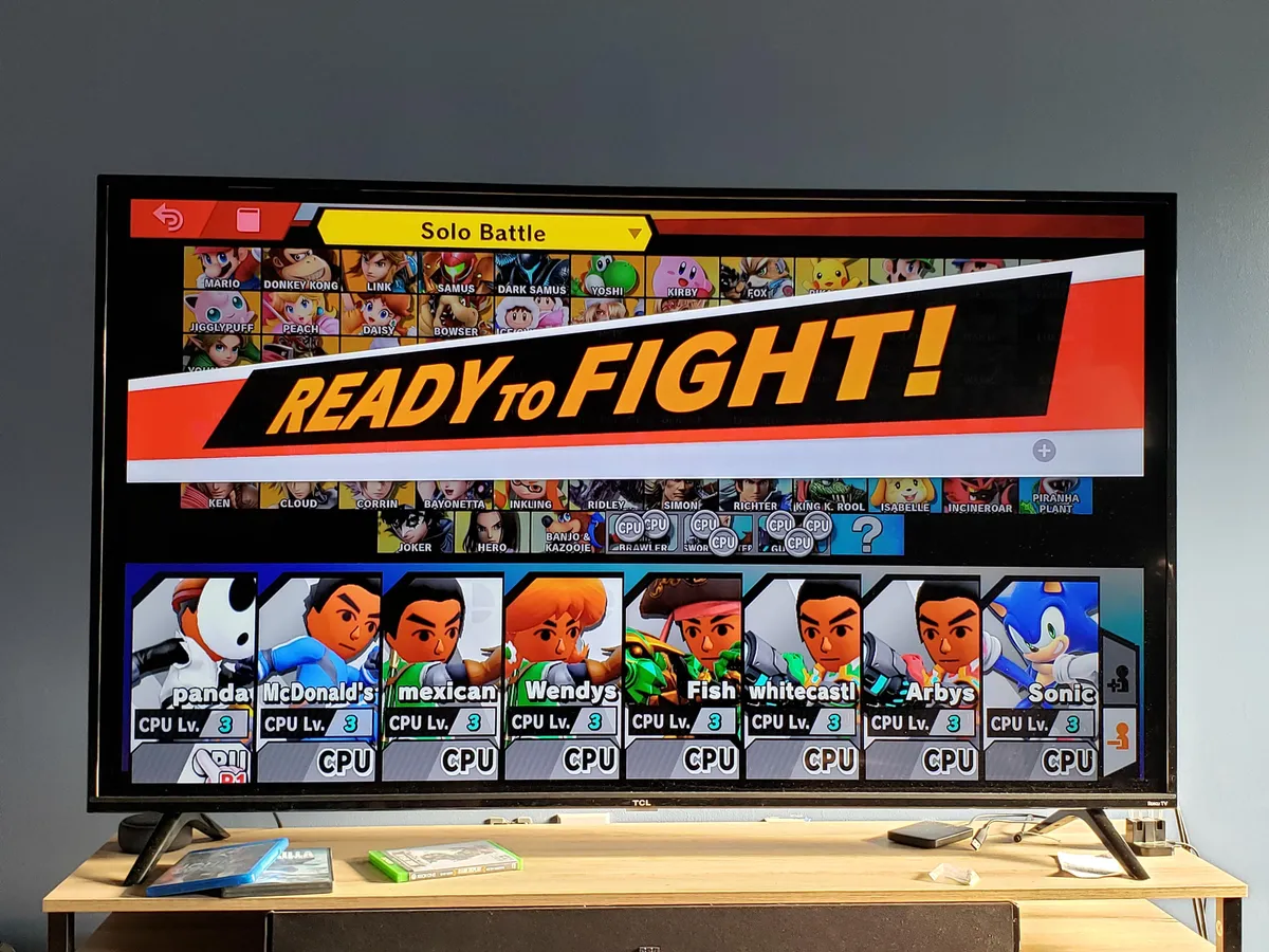 We couldn't decide on dinner.