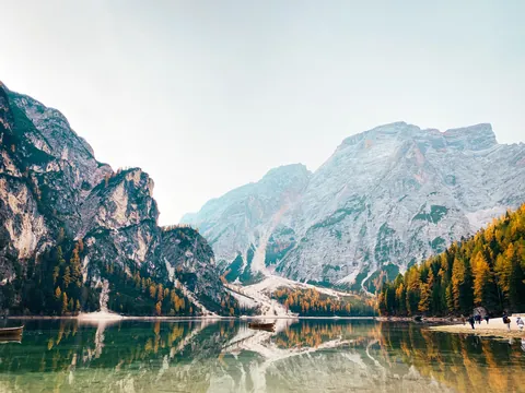 My new favorite scenes on Earth, fall season on the Dolomites, Italy