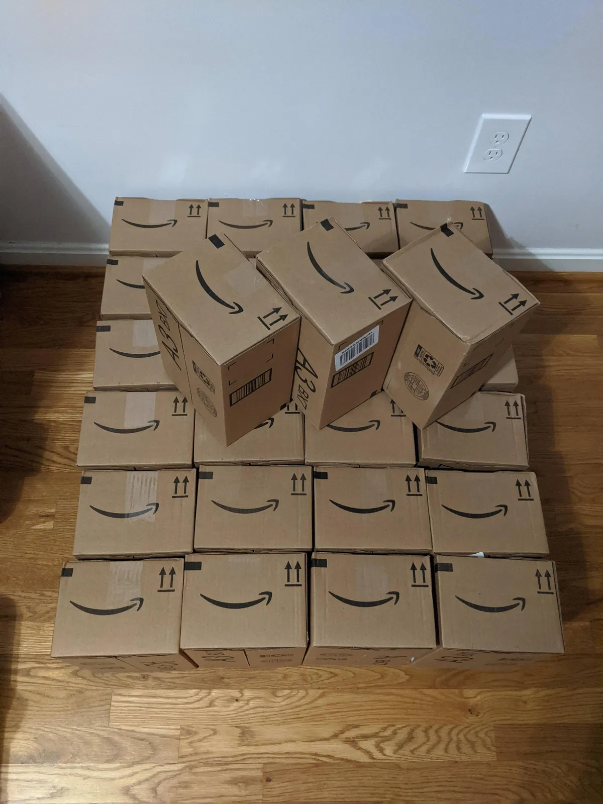 Ordered 27 books from Amazon on a single order. Got 27 boxes with 1 book each delivered.