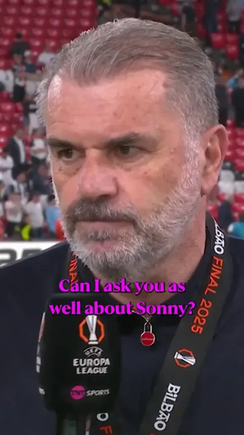 [TNT Sports] Ange Postecoglou: “I wanted a day like this for Sonny. He’s done everything he can in the last 10 years to try and get this feeling”