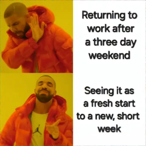 It's all about how you see the return to work (OC)
