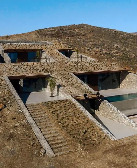 Xerolithi House by Sinas Architects — Serifos Island, Greece