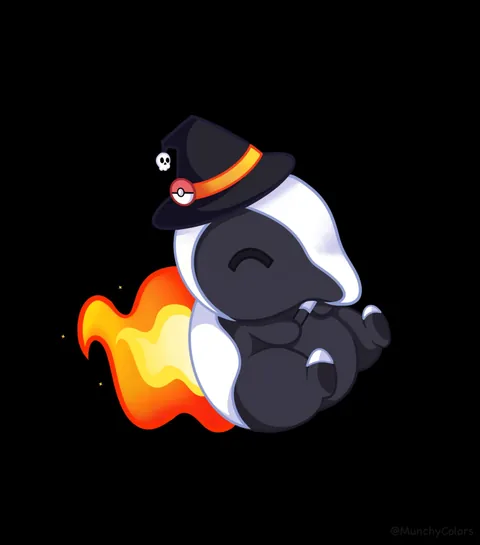 Pokémon Gen 2 Halloween Starter Designs 🎃