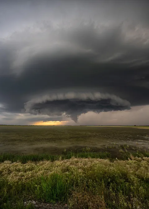 Supercell. Radisson Saskatchewan Canada. [Oc] [1365x2048]