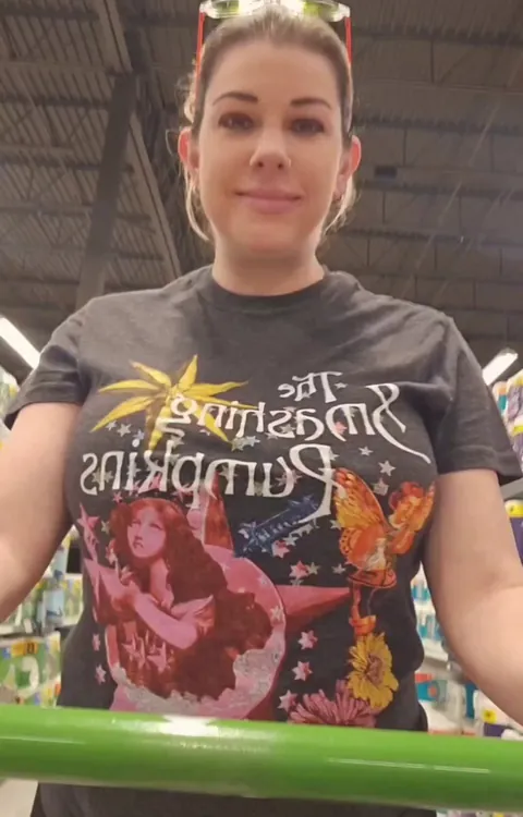 Busty hotwife shopping normal trip
