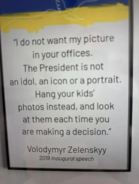 [OC] A powerful message on accountability from Zelenskyy's 2019 inaugural speech