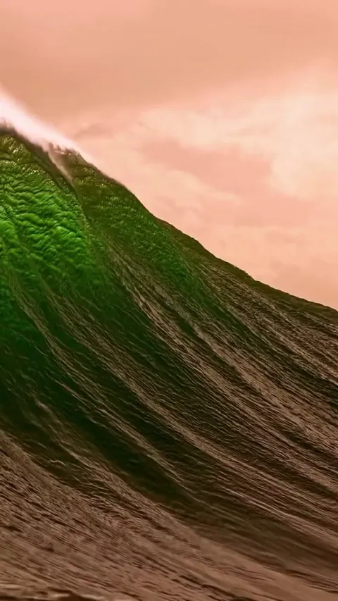 Oceanic waves in slow motion is just something