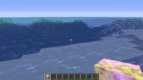 I coded it so that sponges drain 1000x more water than usual