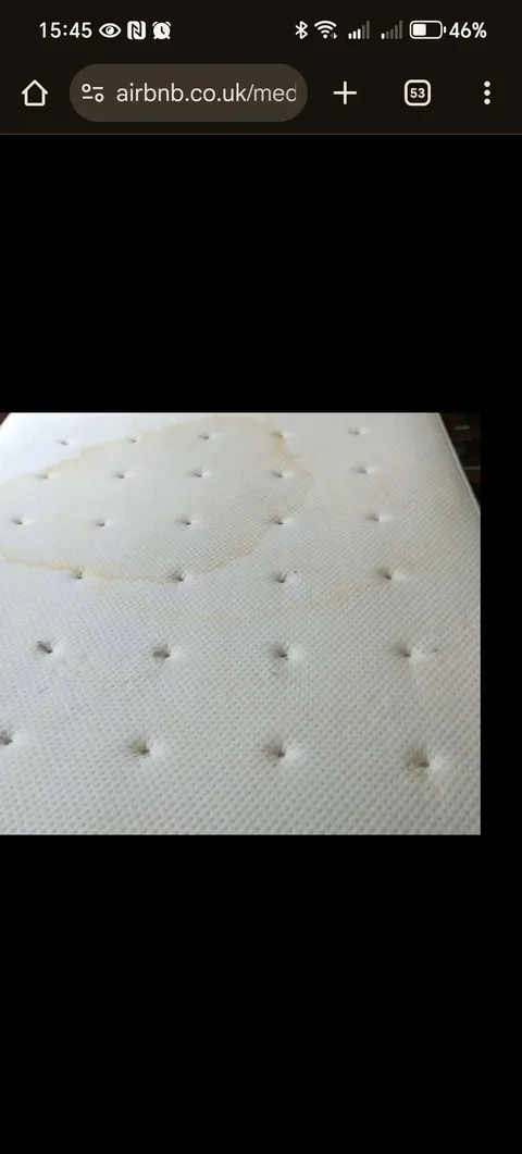 Stayed in an Airbnb. Host claimed I damaged the mattress. Asking for money. Turns out they took an image from the Internet.