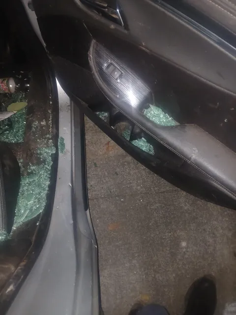 I had to break my window