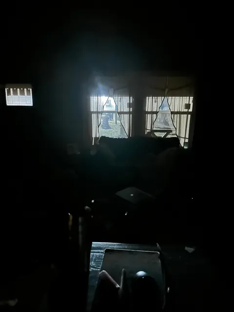 My FIL spent the past year building himself and my MIL a new house, only to move in and discover their neighbor’s garage light is less “porch lamp” and more “lighthouse beacon.”