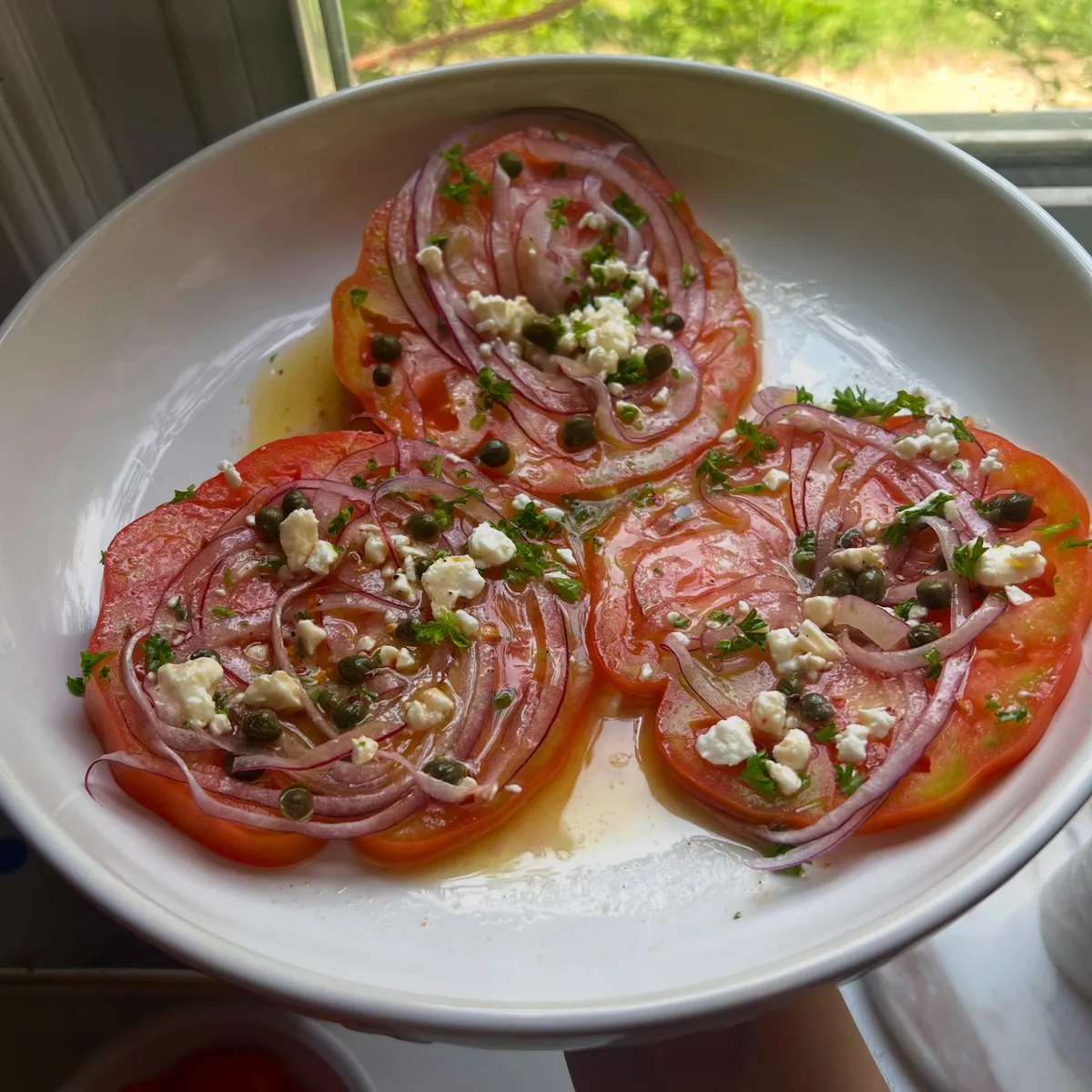 [Homemade] Heirloom Tomato Snack