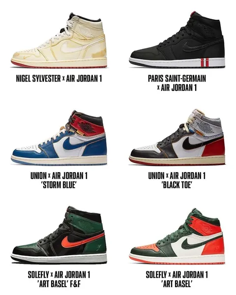 Every Air Jordan 1 collab in history