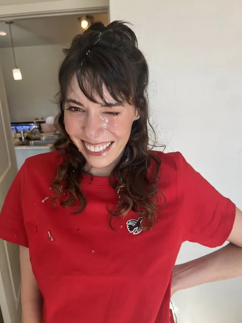 Where would you cum first — my face, my mouth, or all over these braces