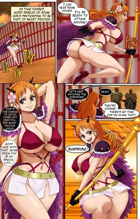 Nami &amp; Robin vs the beast pirates (Pinkpawg)