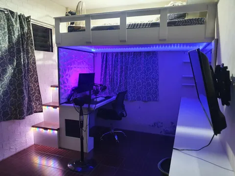 just wanted to share my room that my dad built