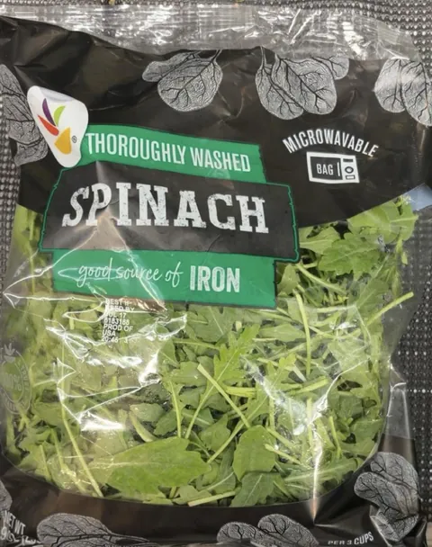 This bag of “spinach” does not contain spinach