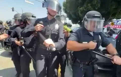 The City Of Angels Stand Vigilant Against Oppression