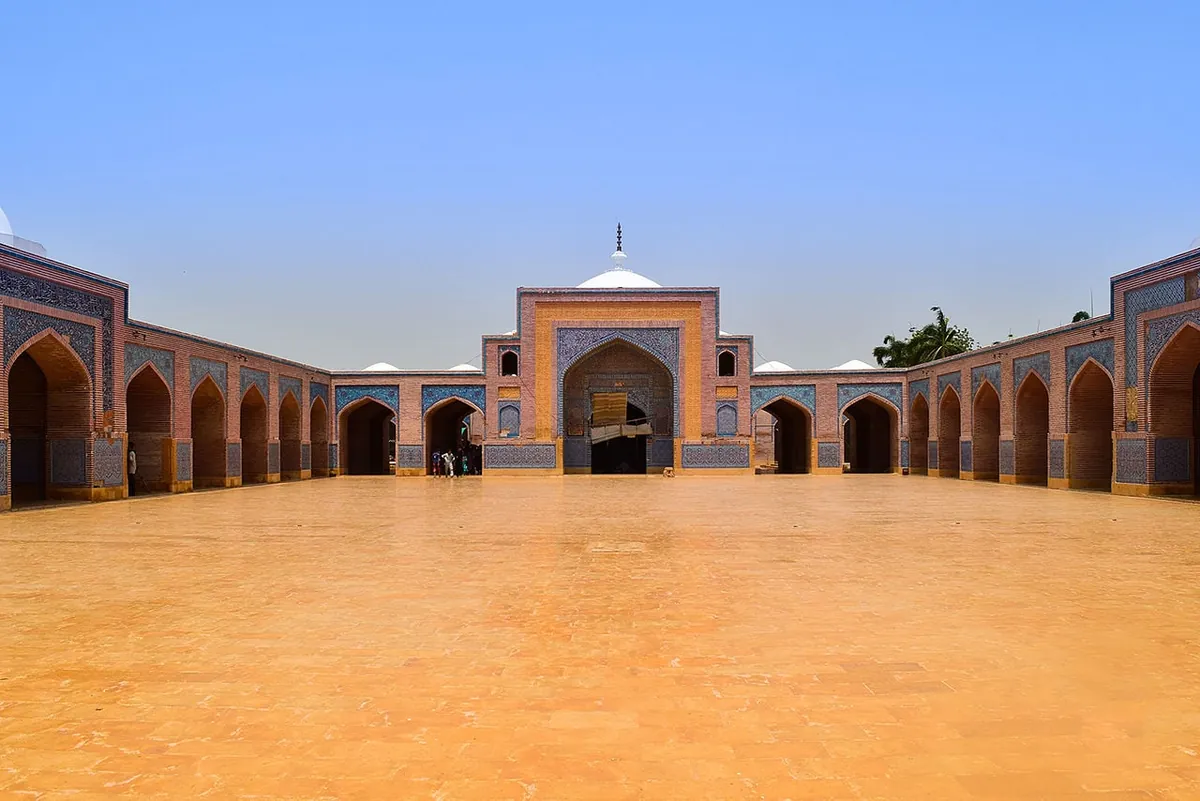16th century Architecture of Shah Jahan Mosque of Mughal Era - Thatta, Sindh