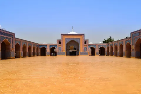 16th century Architecture of Shah Jahan Mosque of Mughal Era - Thatta, Sindh