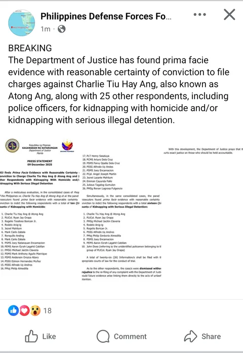 We almost slept this case buti may nangyayari na.