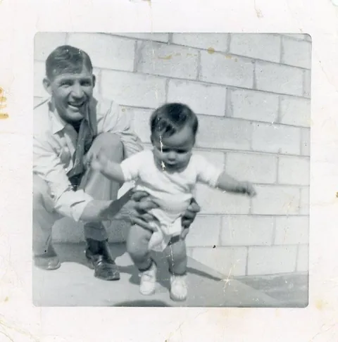 my grandfather in rural oklahoma circa 1950's
