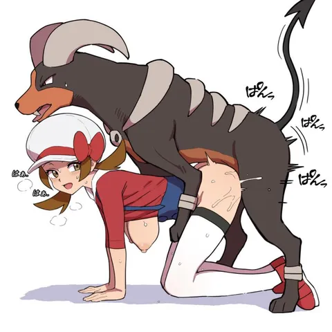 My friend thinks she's grinding for shiny Houndooms, but what she doesn't know is it's just been my Houndoom everytime, after he gets a full restore. It's been much cheaper than hiring a dog sitter ~ (Hentamon)[M/F]