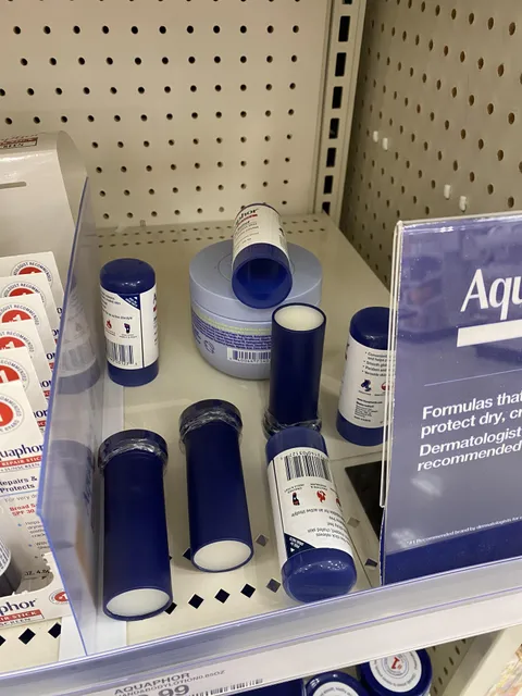 Went to buy an Aquaphor Healing Balm Stick and every single one had the seal broken and cap taken off.