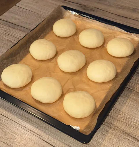 [homemade] pulled pork burgers with brioche buns and coleslaw