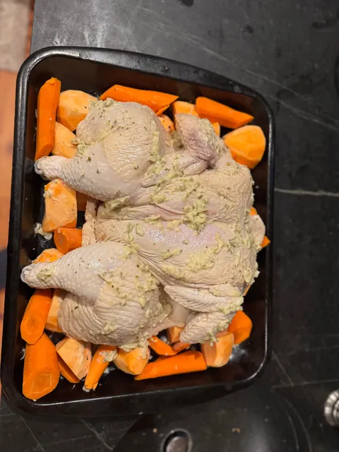 [Homemade] Spatchcock Chicken with a 2 day brine!