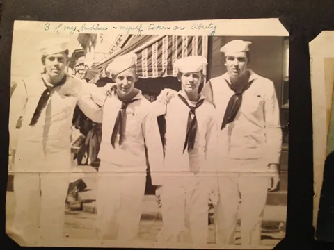 99-year-old grandfather died today—enlisted in the Navy at 17 and served on the USS New York during the bombardments of Iwo Jima and Okinawa just days after turning 18.